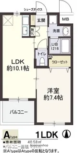大阪府枚方市町楠葉2丁目【マンション】の間取り