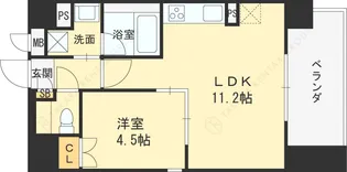 大阪府寝屋川市八坂町【マンション】の間取り