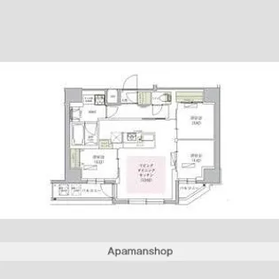 兵庫県尼崎市塚口町1丁目【マンション】の間取り