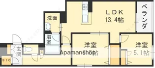カーメスト プレイス【2階】の間取り