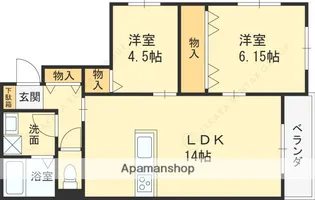 長栄寺新築AP【2階】の間取り