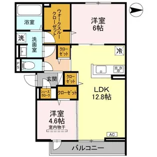 (仮称)D-ROOM高槻市宮田町3丁目PJ【3階】の間取り
