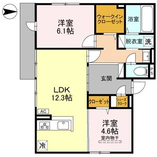 (仮称)D-ROOM高槻市宮田町3丁目PJ【1階】の間取り