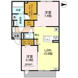 (仮称)D-ROOM高槻市宮田町3丁目PJ【1階】の間取り