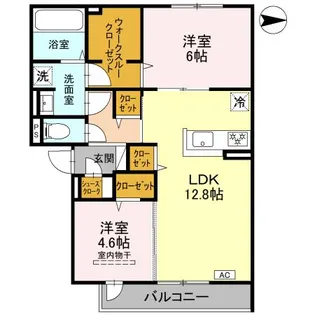 (仮称)D-ROOM高槻市宮田町3丁目PJ【2階】の間取り