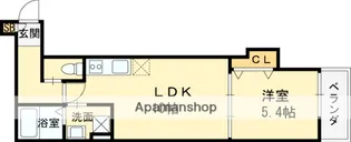 大阪府高槻市赤大路町【アパート】の間取り