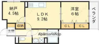 HEALING GRACE 高槻高西町 A棟【2階】の間取り