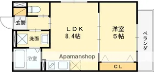 ティアラ豊川【201号室】の間取り