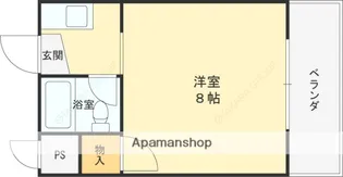 フラットピア88【431号室】の間取り