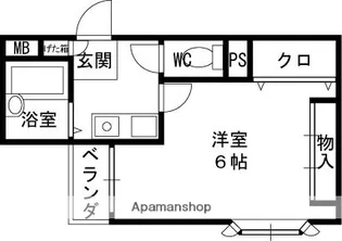 ぷりんせす八丁畷A棟【3階】の間取り