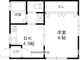 RENOVATION MIURA【101号室】の間取り