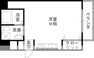 リティアコート谷【403号室】の間取り