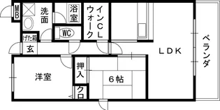 クレスト・フォート【201号室】の間取り