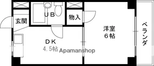 プライムプラザ高槻【306号室】の間取り