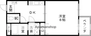 チェリーコート【206号室】の間取り