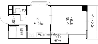 プロミネンス下村【1階】の間取り