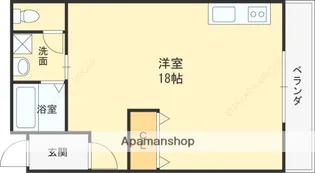 FOREST山崎【108号室】の間取り