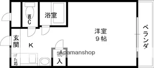 アプレシオ西冠Ⅰ【103号室】の間取り