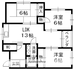 リヴラ寿【3階】の間取り