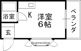 T’S SQUARE AKETA【402号室】の間取り