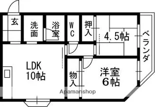 ファゼンダ宮野【2階】の間取り