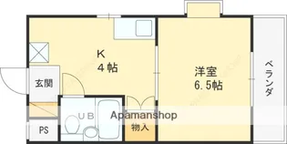 MIOビル芥川【205号室】の間取り