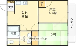 ルミエールN2【201号室】の間取り