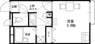レオパレス桜通り【2階】の間取り