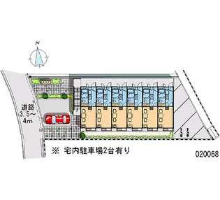 レオパレスヒライⅡ【105号室】の間取り
