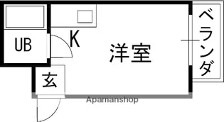 ワンダーハウス萱島【1階】の間取り