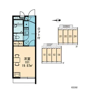 レオパレスセブンスヒルⅢ【3階】の間取り