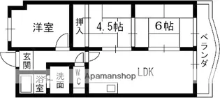 大阪府交野市星田7丁目【マンション】の間取り