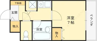 ブライティミル【2階】の間取り