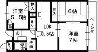 アヴニール【3階】の間取り