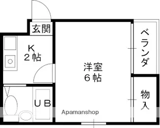大阪府枚方市磯島茶屋町【マンション】の間取り
