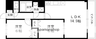 兵庫県尼崎市若王寺3丁目【マンション】の間取り