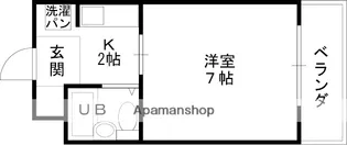 ジョイフル塚口【3階】の間取り