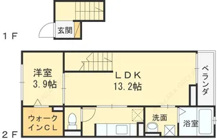 ミレ オレイユ ベル【4階】の間取り