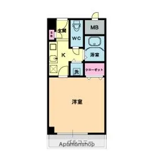 メゾン・ド・ヴィレ 茨木【5階】の間取り