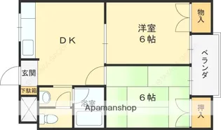 ハムロハイツ杉田A棟【306号室】の間取り