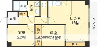 シティコーポ長田【2階】の間取り