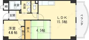 サンローレル【5階】の間取り