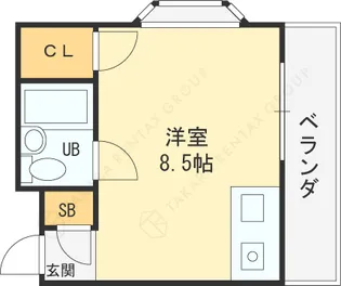 ハイム旭町【2階】の間取り
