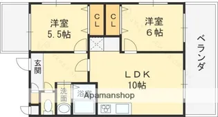 シャンベルミツモ【3階】の間取り
