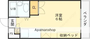 コーポタナベ【3階】の間取り