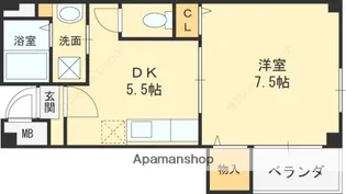 ターフィーズフラット小阪本町【2階】の間取り