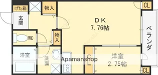 ル・プラトー【1階】の間取り