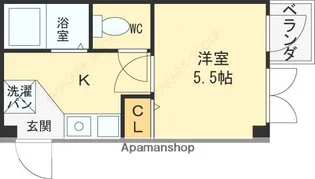 大阪府東大阪市下小阪3丁目【マンション】の間取り