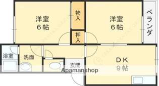 クオリティーハイツ【202号室】の間取り