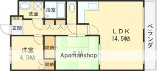 リーヴァ東花園【1階】の間取り